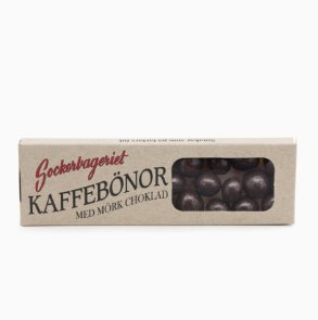 Kaffebönor doppade i mörk choklad.