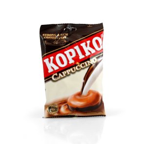 Goda karameller med smak av mjölk och kaffe.