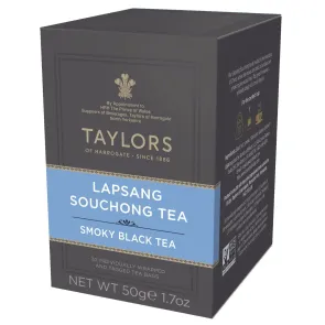 Ett svart te med en härligt rökig smak från Taylors Of Harrogate förpackat i påsar.